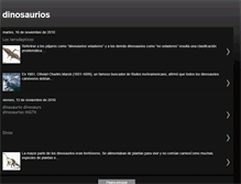 Tablet Screenshot of losdinosaurioscarnivo.blogspot.com