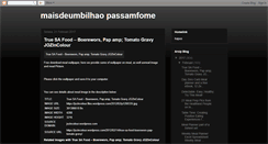 Desktop Screenshot of maisdeumbilhaopassamfome.blogspot.com