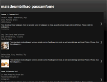 Tablet Screenshot of maisdeumbilhaopassamfome.blogspot.com