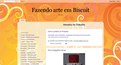 Desktop Screenshot of fazendoartebiscuit.blogspot.com