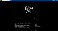 Desktop Screenshot of katuateatro.blogspot.com