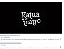 Tablet Screenshot of katuateatro.blogspot.com