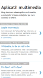 Mobile Screenshot of aplicatii-multimedia.blogspot.com