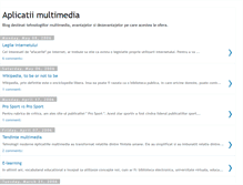 Tablet Screenshot of aplicatii-multimedia.blogspot.com