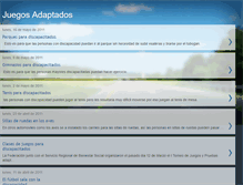 Tablet Screenshot of juegosadaptadoshoy.blogspot.com