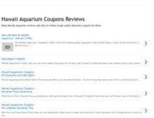 Tablet Screenshot of hawaiiaquariumscoupons.blogspot.com