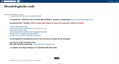 Desktop Screenshot of deontologischecode.blogspot.com