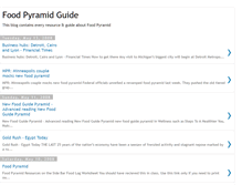 Tablet Screenshot of food-pyramid-guide.blogspot.com