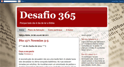 Desktop Screenshot of desafio365.blogspot.com