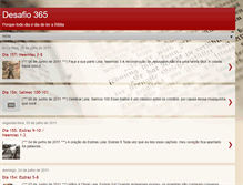 Tablet Screenshot of desafio365.blogspot.com