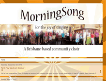 Tablet Screenshot of morningsongchoir.blogspot.com