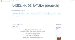 Desktop Screenshot of angelinadesatura.blogspot.com