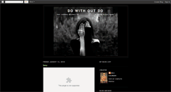 Desktop Screenshot of dowithoutdoing.blogspot.com