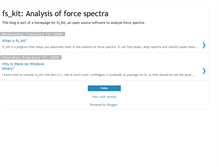 Tablet Screenshot of fskit.blogspot.com