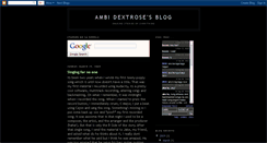 Desktop Screenshot of ambi-dextrose.blogspot.com