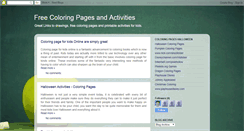 Desktop Screenshot of coloring-free-pages.blogspot.com