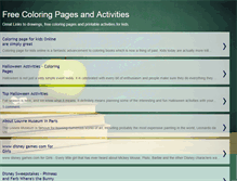 Tablet Screenshot of coloring-free-pages.blogspot.com