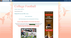 Desktop Screenshot of livecollegefootballtv.blogspot.com