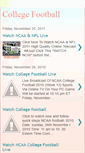 Mobile Screenshot of livecollegefootballtv.blogspot.com