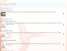Tablet Screenshot of livecollegefootballtv.blogspot.com
