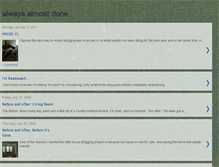 Tablet Screenshot of alwaysalmostdone.blogspot.com