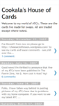 Mobile Screenshot of cookalashouseofcards.blogspot.com
