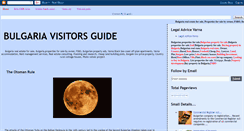 Desktop Screenshot of bulgaria-visitors-guide.blogspot.com
