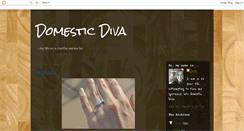 Desktop Screenshot of domesticdiva10.blogspot.com