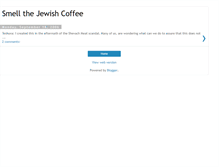 Tablet Screenshot of jewishcoffee.blogspot.com