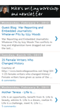 Mobile Screenshot of mikeswritingworkshop.blogspot.com