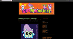 Desktop Screenshot of girlmonstersfiles.blogspot.com