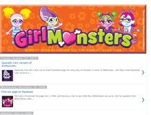 Tablet Screenshot of girlmonstersfiles.blogspot.com