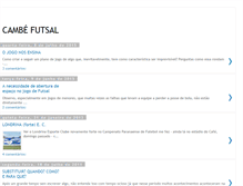 Tablet Screenshot of cambefutsal.blogspot.com