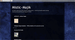 Desktop Screenshot of mistic-majik.blogspot.com