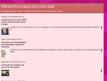 Tablet Screenshot of caravanadoaxe.blogspot.com
