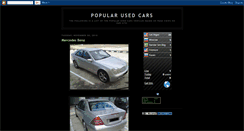 Desktop Screenshot of popularusedcars.blogspot.com