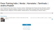 Tablet Screenshot of forextrainingkerala.blogspot.com