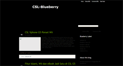 Desktop Screenshot of csl-blueberry.blogspot.com
