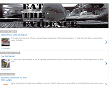 Tablet Screenshot of eattheevidence.blogspot.com
