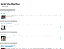 Tablet Screenshot of designatedknitters.blogspot.com