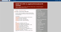 Desktop Screenshot of basketdeleon-exjugadores.blogspot.com