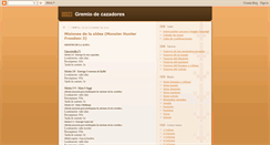 Desktop Screenshot of gremiodecazadores.blogspot.com