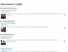 Tablet Screenshot of disarmamentinsight.blogspot.com