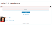 Tablet Screenshot of andrea-survival-guide.blogspot.com