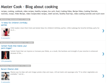 Tablet Screenshot of mastercookblog.blogspot.com