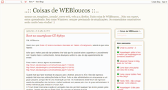 Desktop Screenshot of coisasdewebloucos.blogspot.com