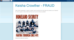 Desktop Screenshot of keishacrowther-fraud.blogspot.com