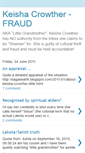 Mobile Screenshot of keishacrowther-fraud.blogspot.com