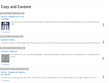 Tablet Screenshot of cozyandcontent.blogspot.com