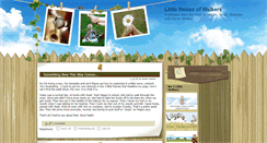Desktop Screenshot of littlehouseofwalkers.blogspot.com